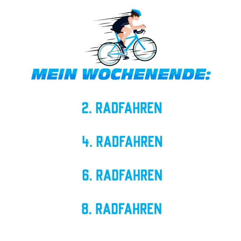 Mein Wochenend-Plan: Radfahren Nonstop