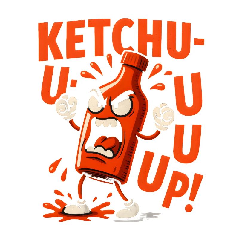 Angry Ketchup Bottle
