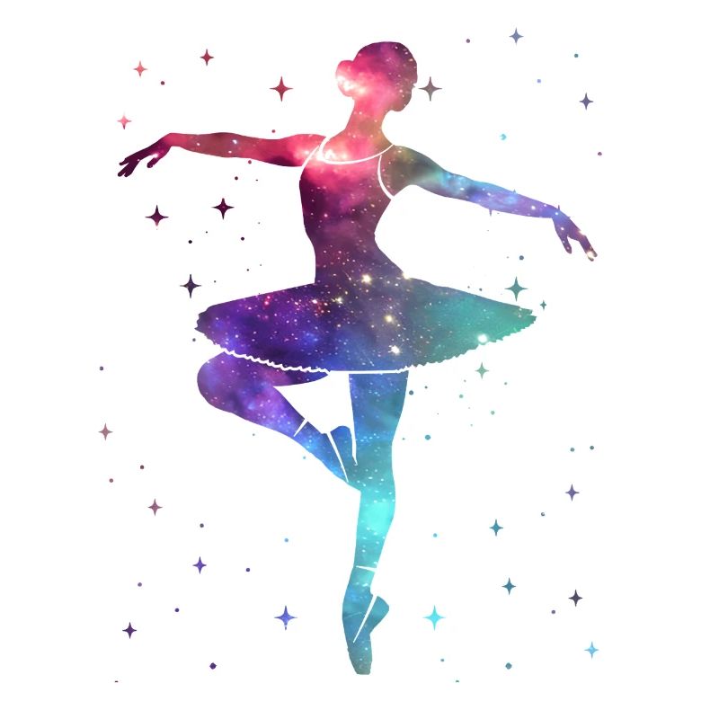 Danseuse de ballet ballerine danseuse de ballet spatial