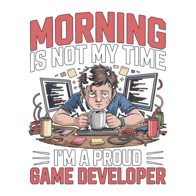 Game Developer Morning n’est pas mon temps Coder de jeux