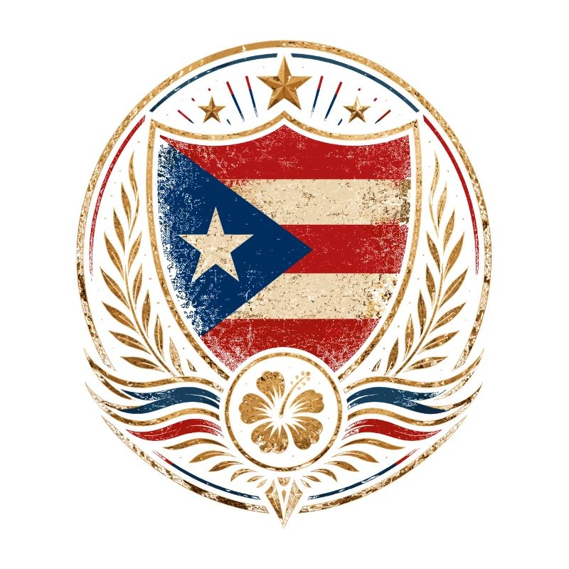 Puerto Rico Emblem Shield