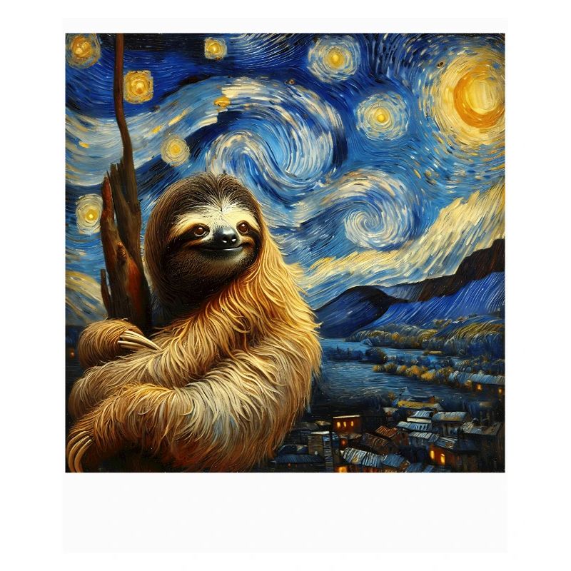 Faultier Starry Night