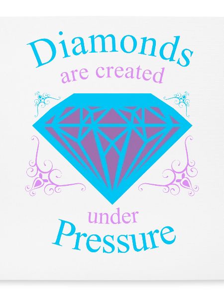 Diamant unter Druck Kraftmotiv