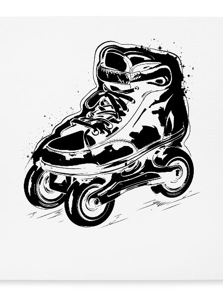 Roller Skates Zeichnung