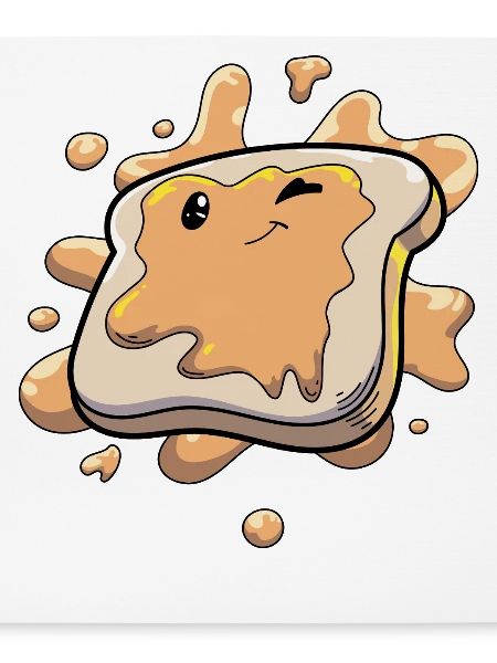 Erdnussbutter Brot Humor