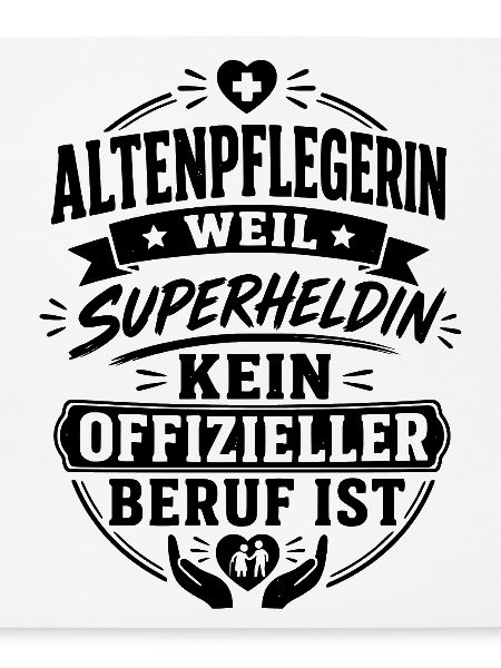 Altenpflegerin Superheldin