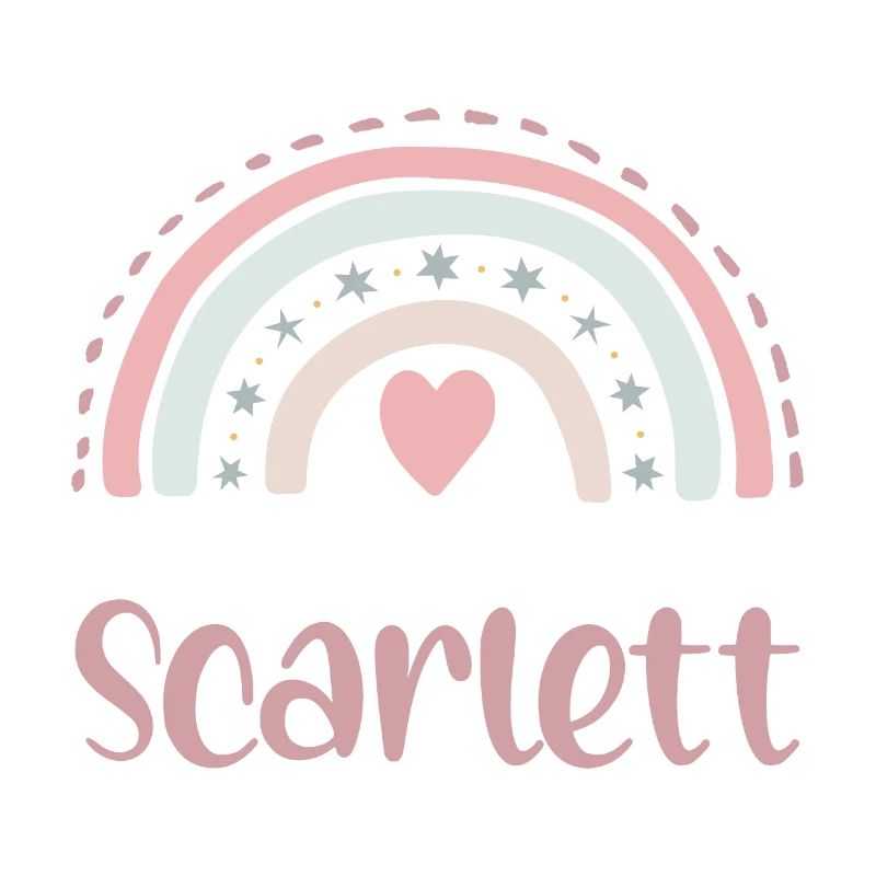 Scarlett Name Regenbogen