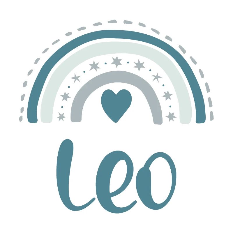 Leo Name Rainbow