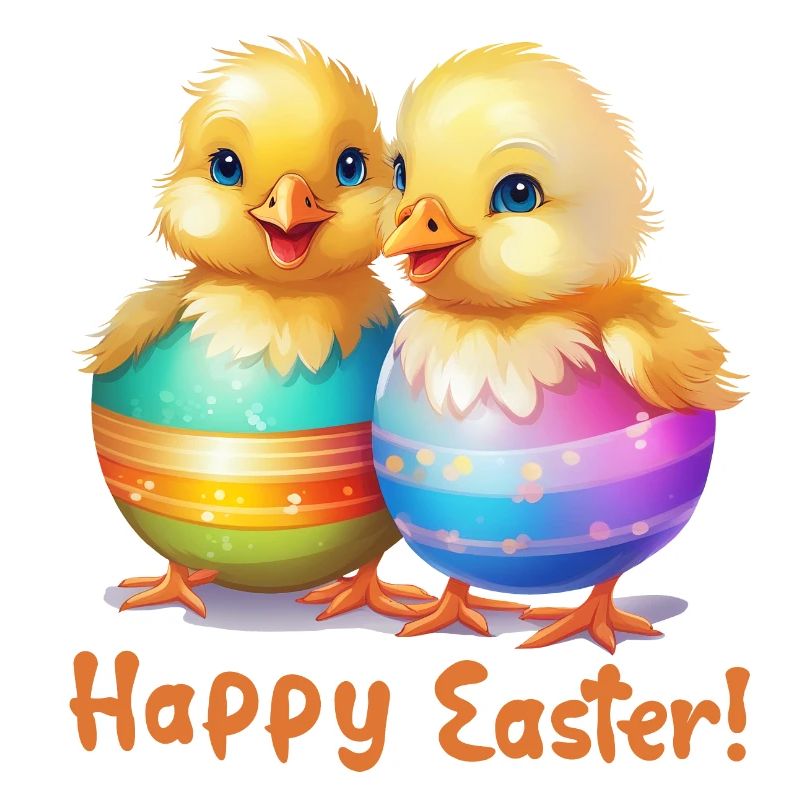 Happy Easter, Easter Egg, Chick, Easter, Funny, Cute