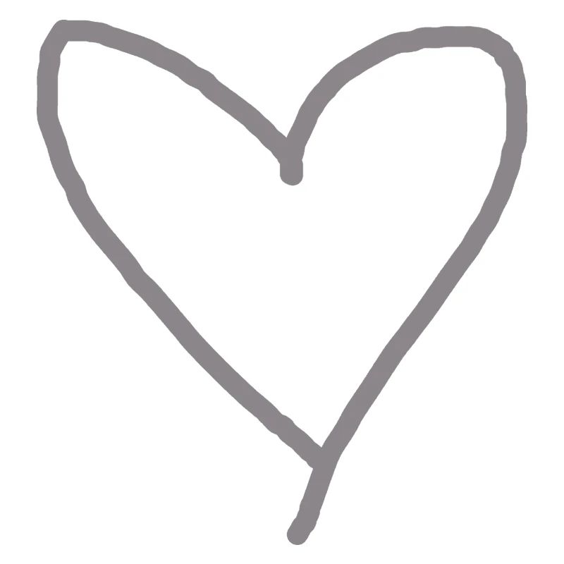 Herz grau Geschenkidee Liebe verliebt