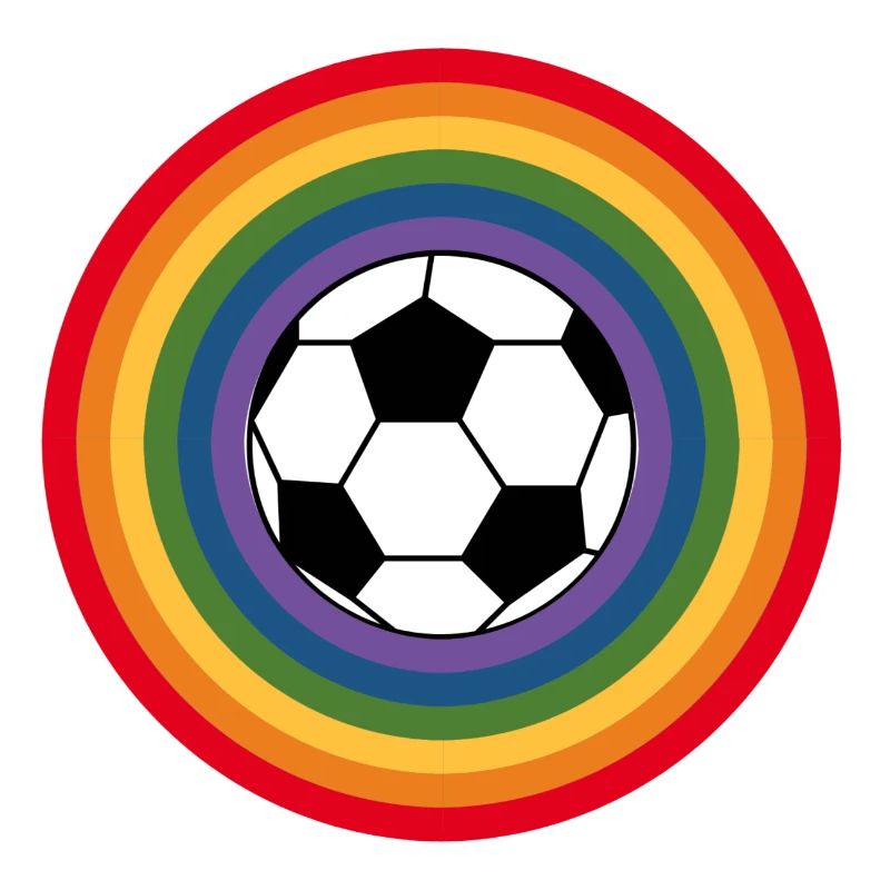 fußball Regembogen