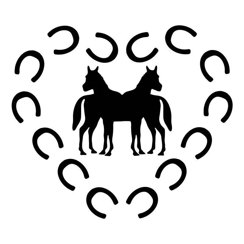 hufeisen pferd,herz