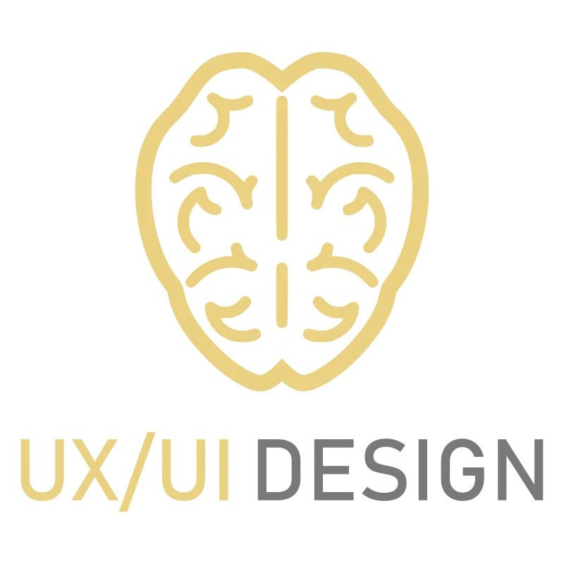 UX UI Design Logo Brain Thinking Programming