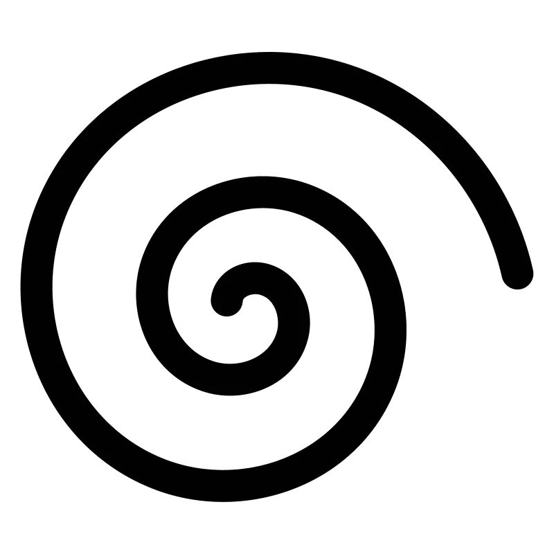 Schwarze Spirale