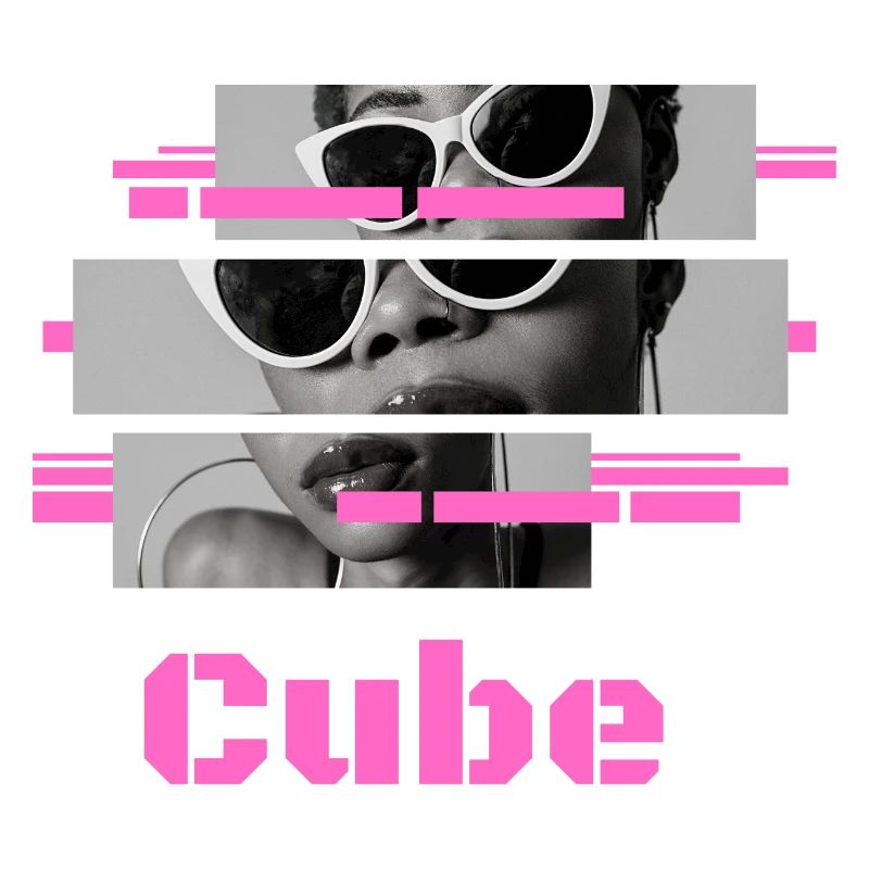 Sonnenbrille "Pink" Cube