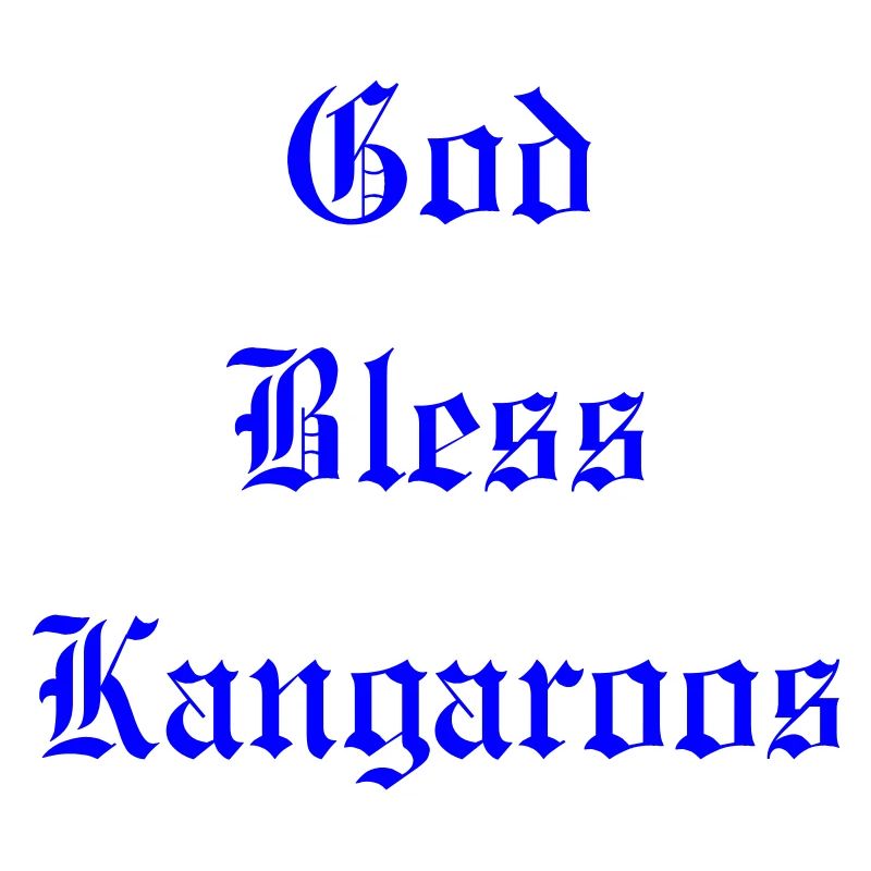 GodBlessKangaroos