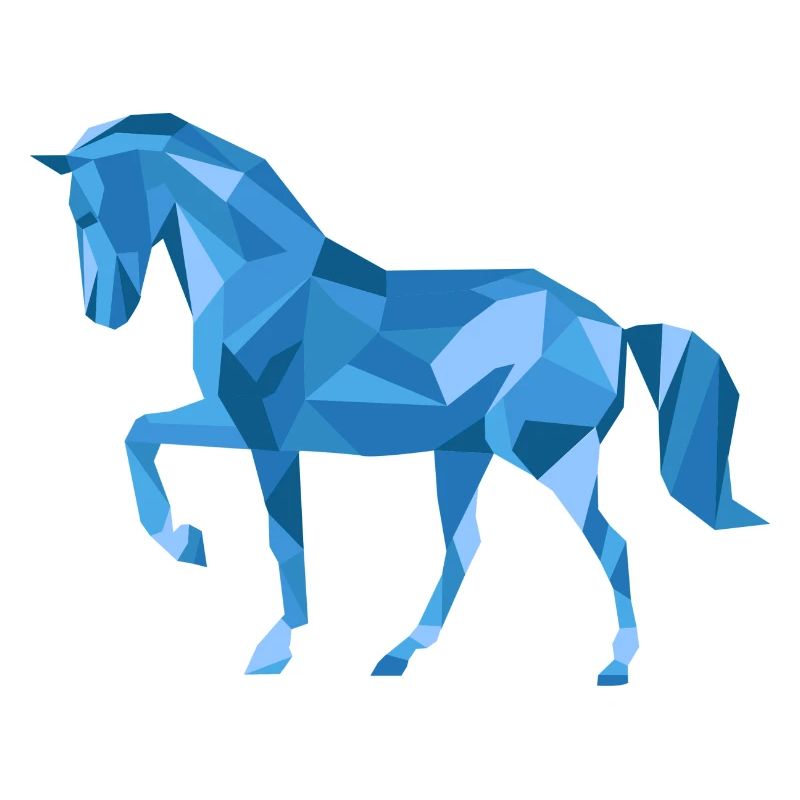 Pferd Polygon