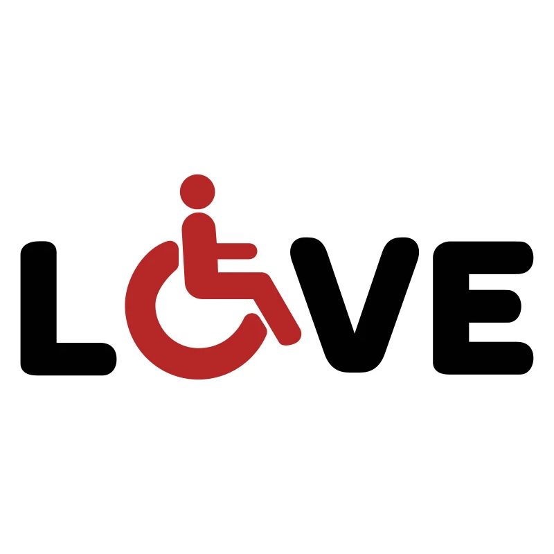 Rollstuhl Love Behindert