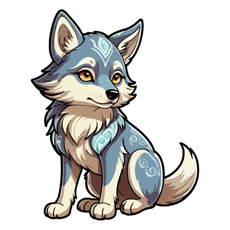 Wolf Fantasy Illustration