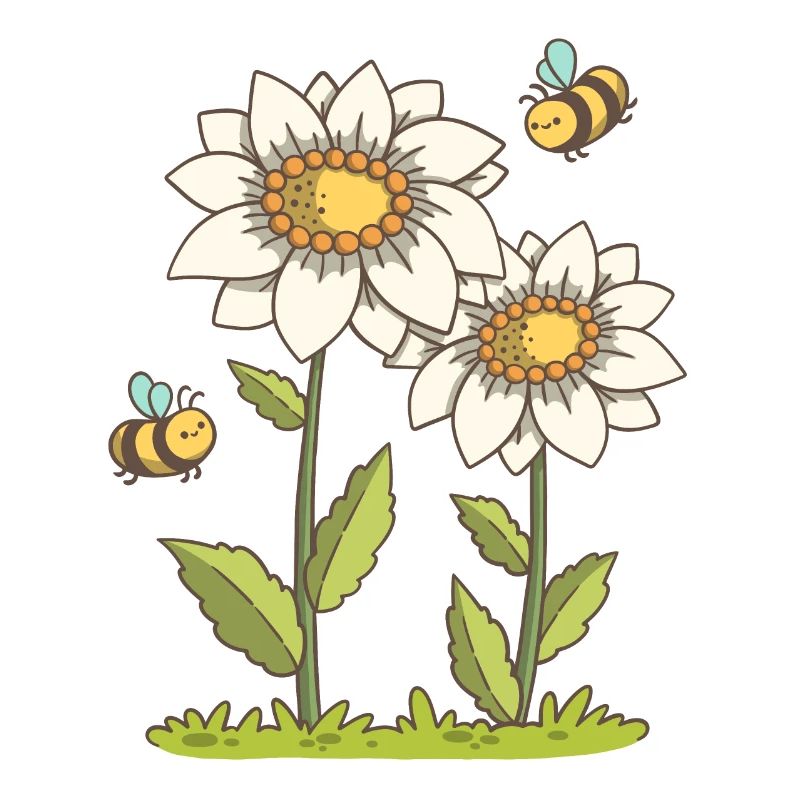 Bienen und Blüten