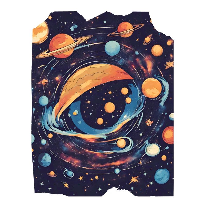 Eye Galaxy Outer Space Planets Stars Interstellar