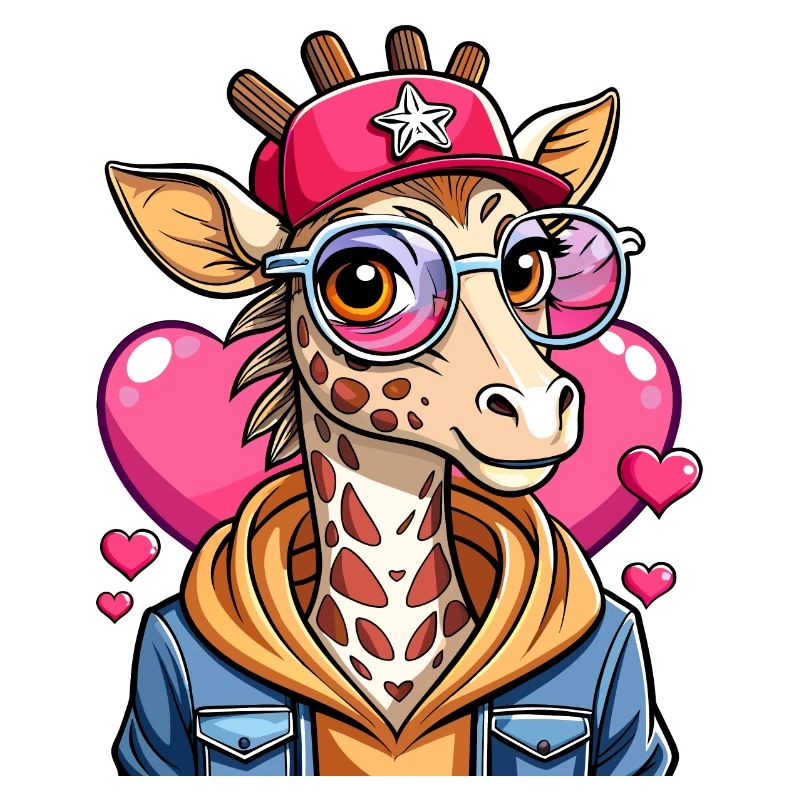 Giraffen-Parade: Coole Giraffe