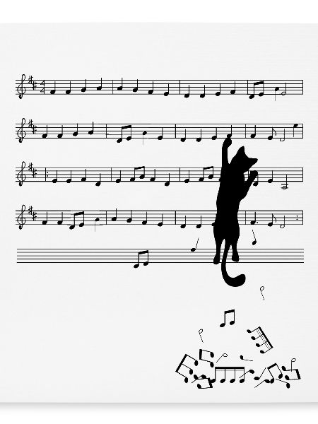 Katze Musik Noten