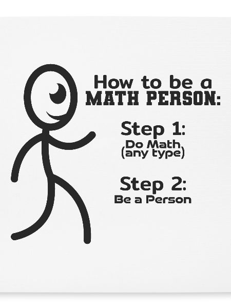 Mathe Person Lustig