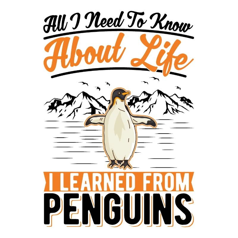 Pinguin Spruch Penguin