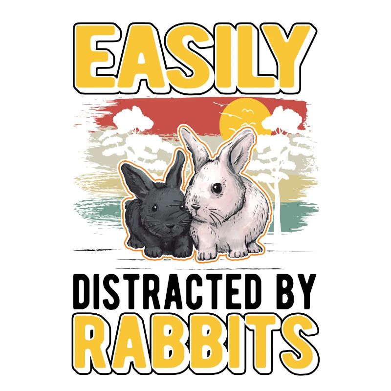 Facilement distrait par Rabbits Rabbit Rabbit