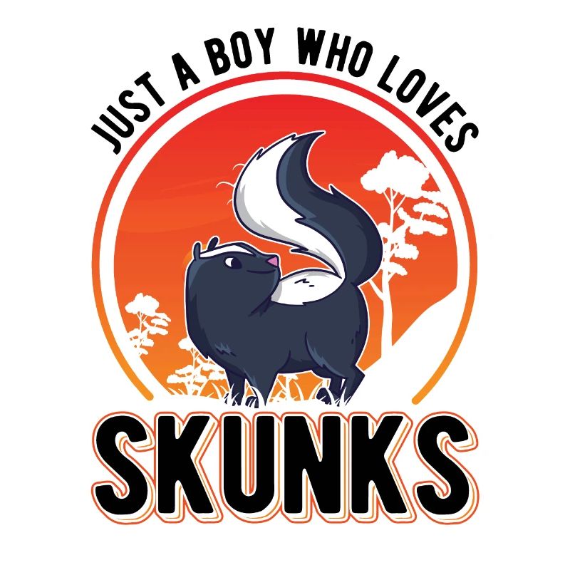 Stinktier Junge Skunk