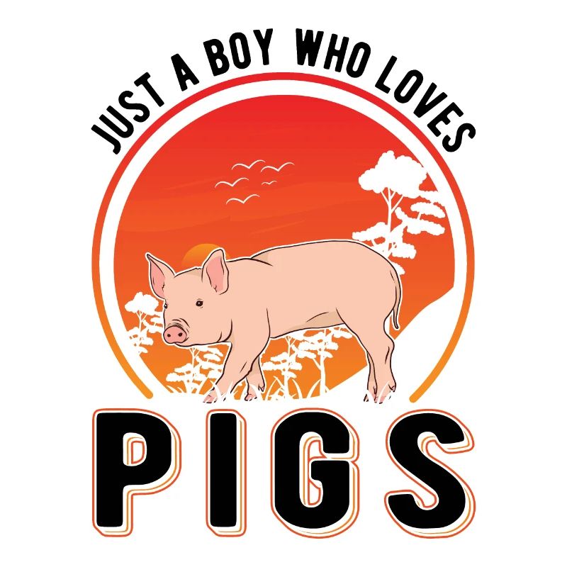 Schweine Junge Schweinebauern