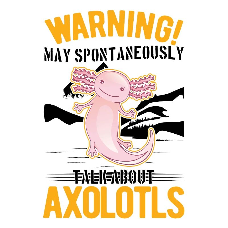 Axolotl Geschenk Schwanzlurch