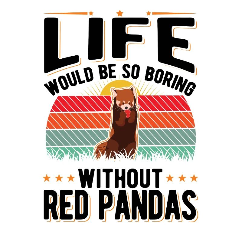 Roter Panda Geschenk