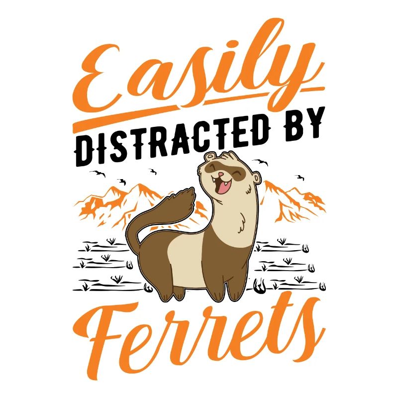 Easily distracted by Ferrets Frettchen