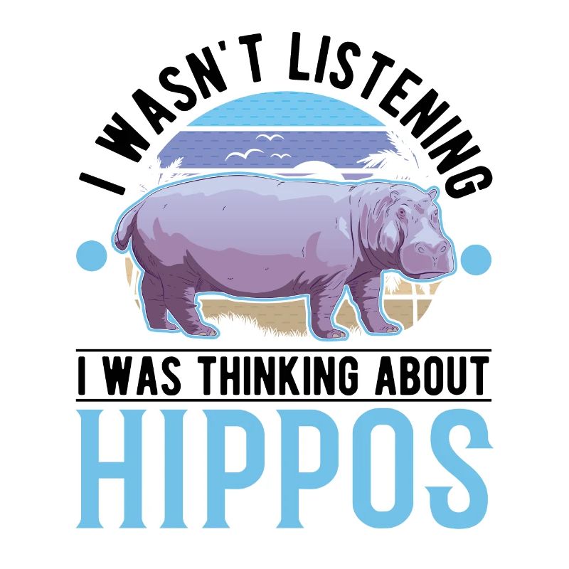 Nilpferd Geschenk Hippo Flusspferd