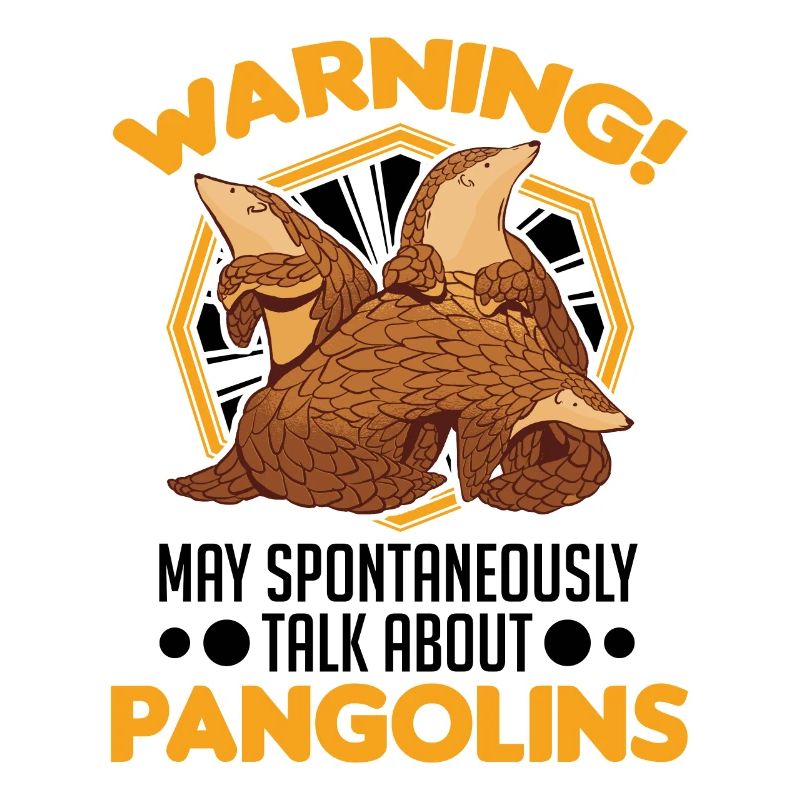 Warnung Pangolin Schuppentier
