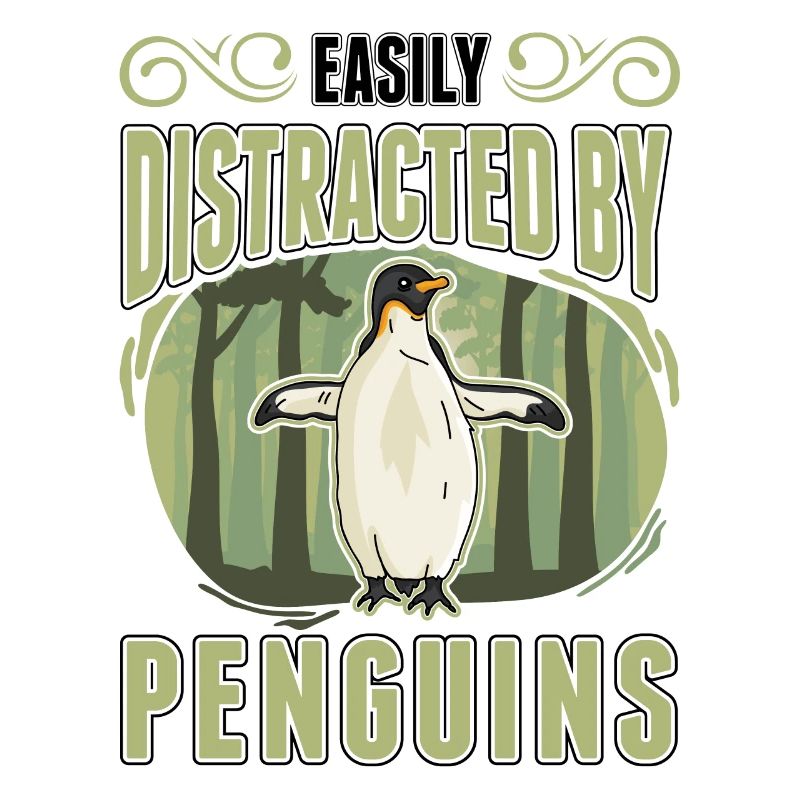 Easily distracted by Penguins Penguin