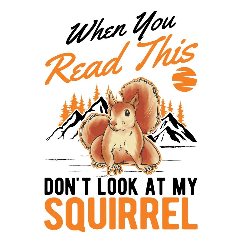 Eichhörnchen Geschenk Grauhörnchen Squirrel