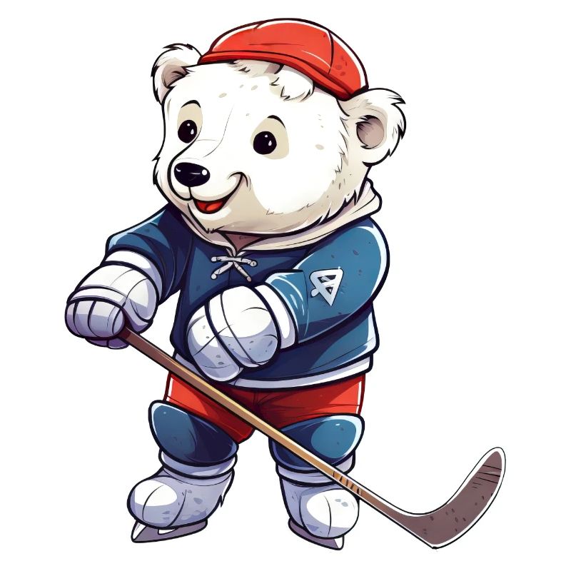 Eisbär Hockeyspieler
