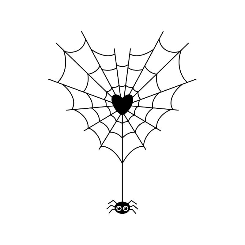 Spinne im Spinnennetz