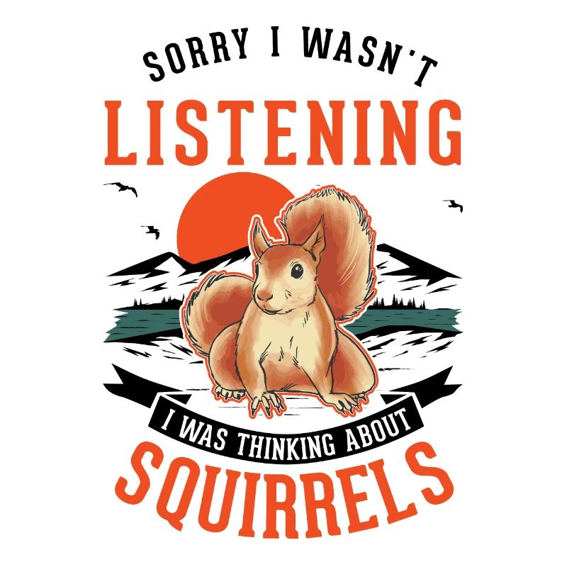 Eichhörnchen Geschenk Grauhörnchen Squirrel