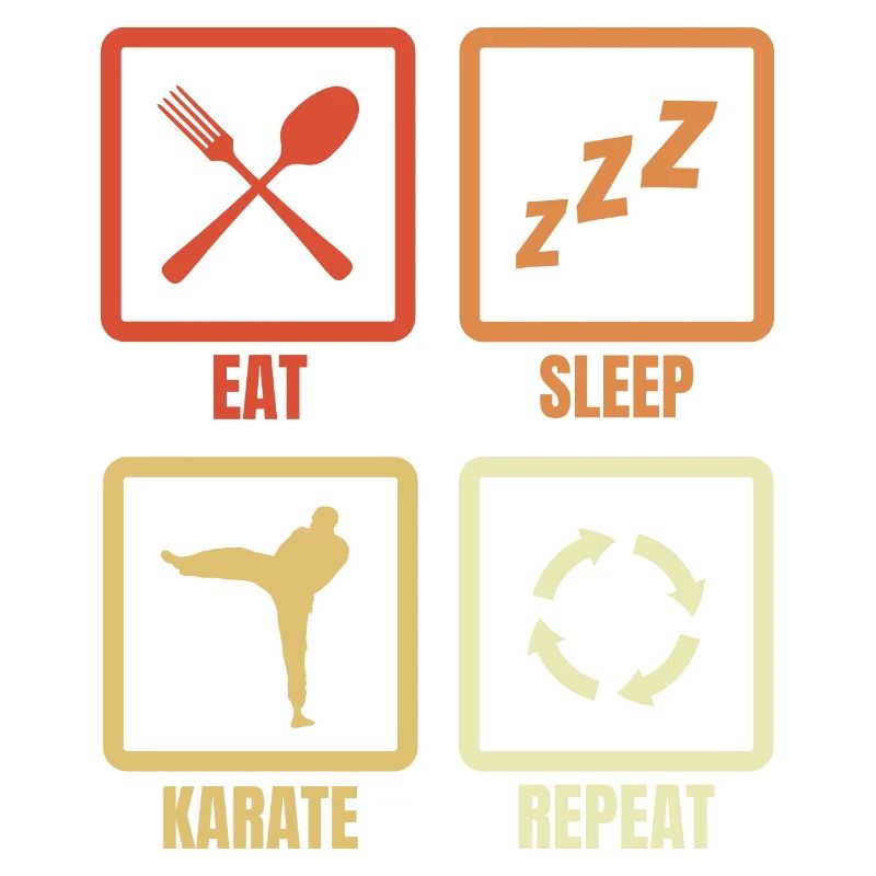 Eat Sleep Karate Repeat