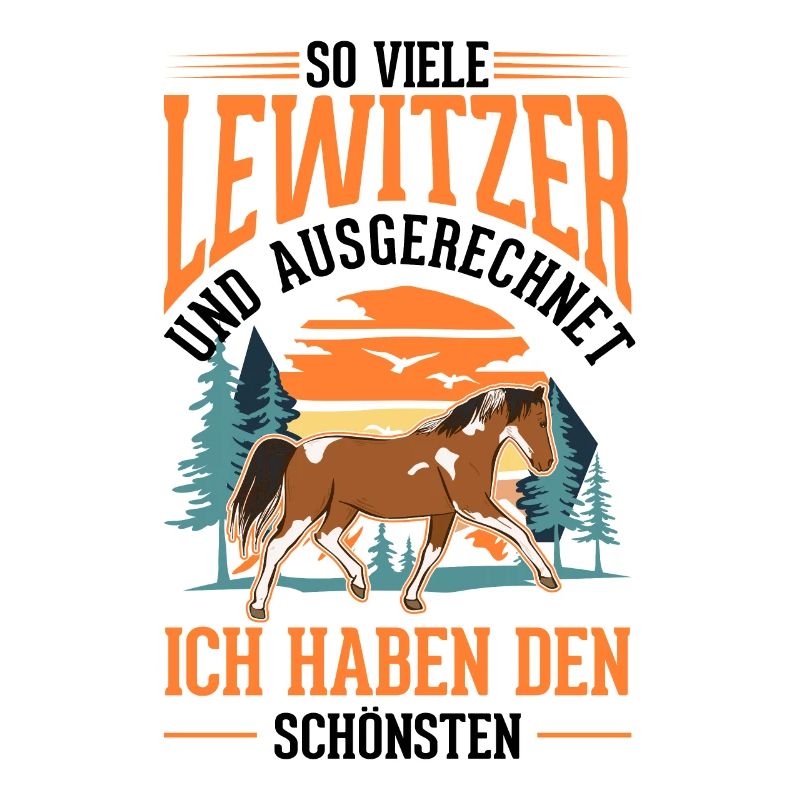 Lewitzer Pferd Reiterin