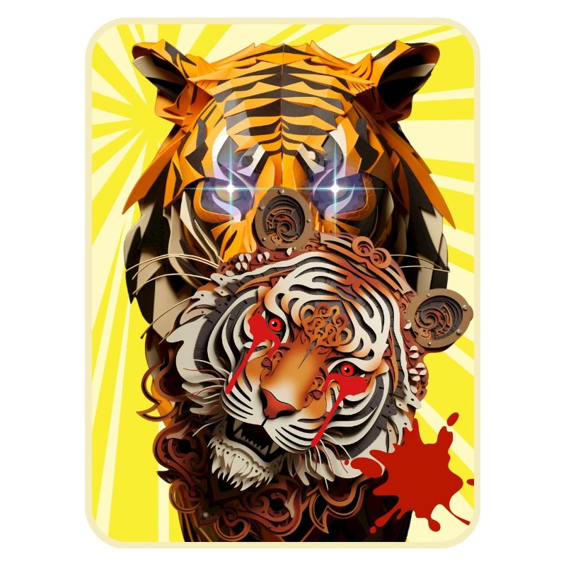 Tiger und Löwe