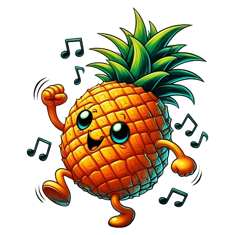 Ananas-Tänze-Musik