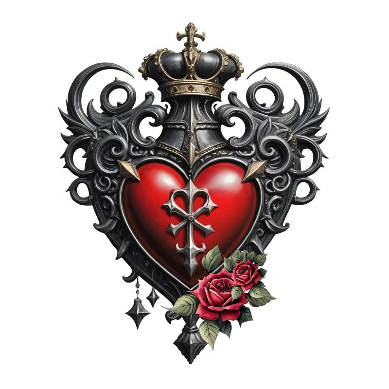 Elegant Gothic Heart