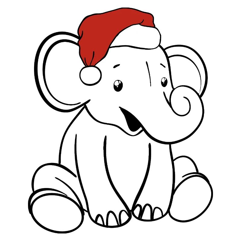 Elephant Baby Christmas