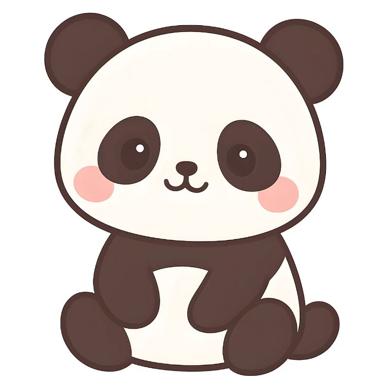 Niedliches Panda Kinderdesign