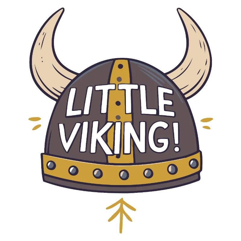 Kleiner Wikinger Held Helm